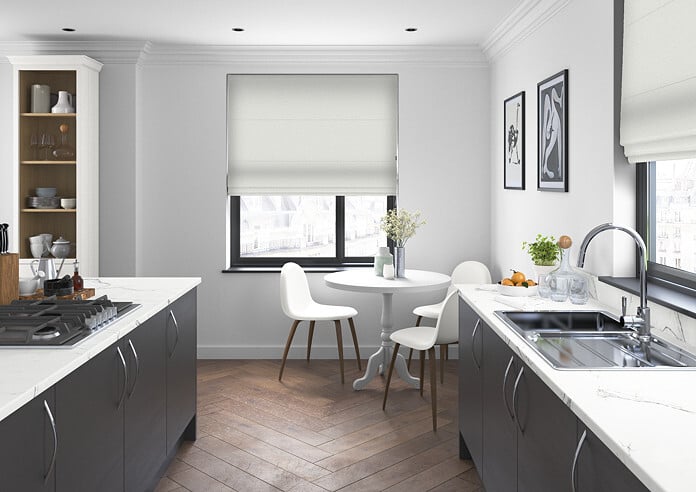 Oslo, Platinum - Twist&Fit Roman Blind - Image 5